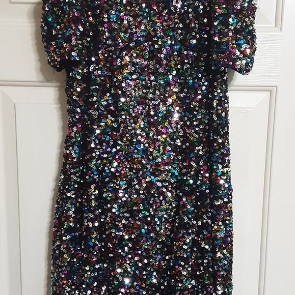Gianni Bini Sequin Cocktail Dress - Picture 3 of 3